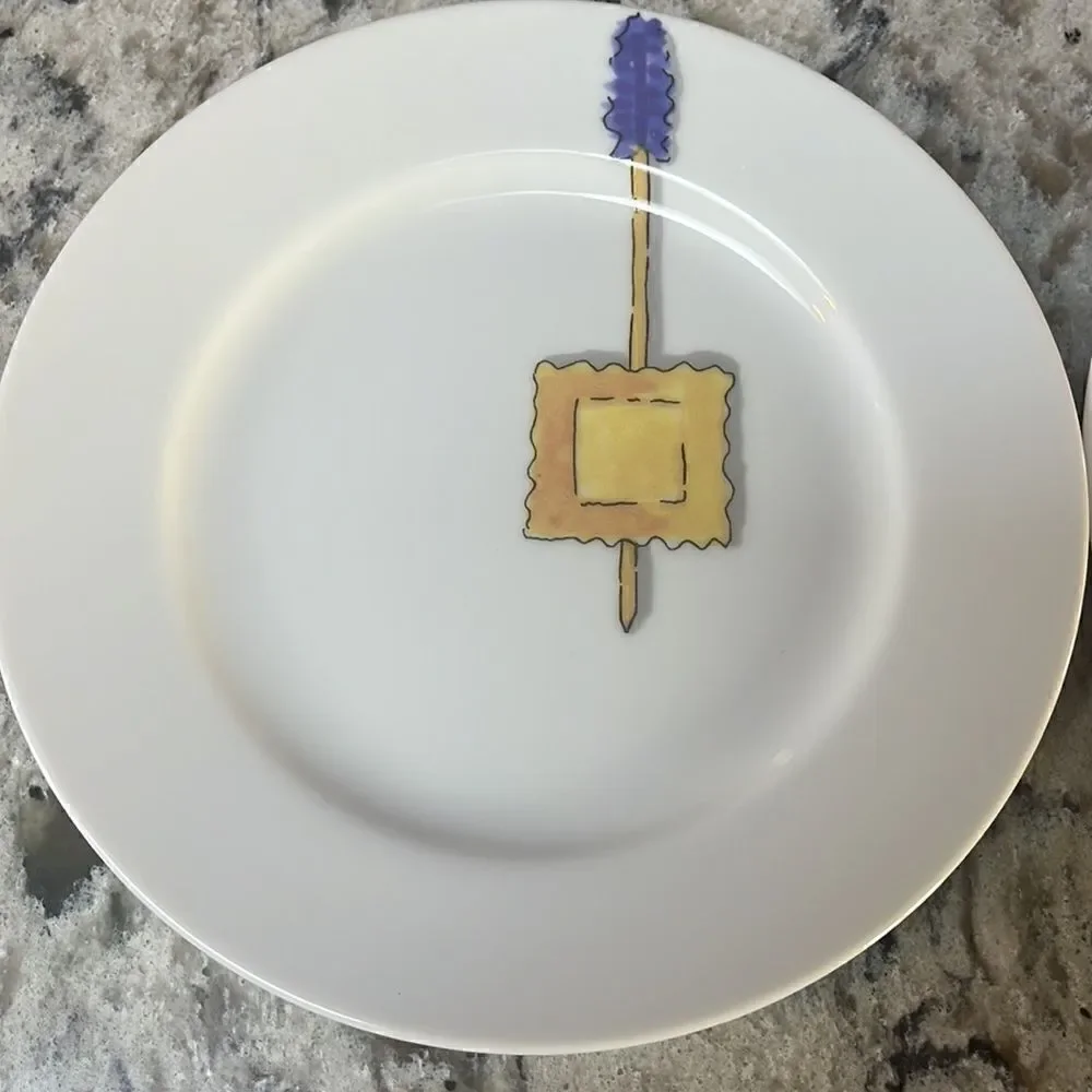 Nancy Green for Crate & Barrel Tidbits Appetizer Plates set of 2